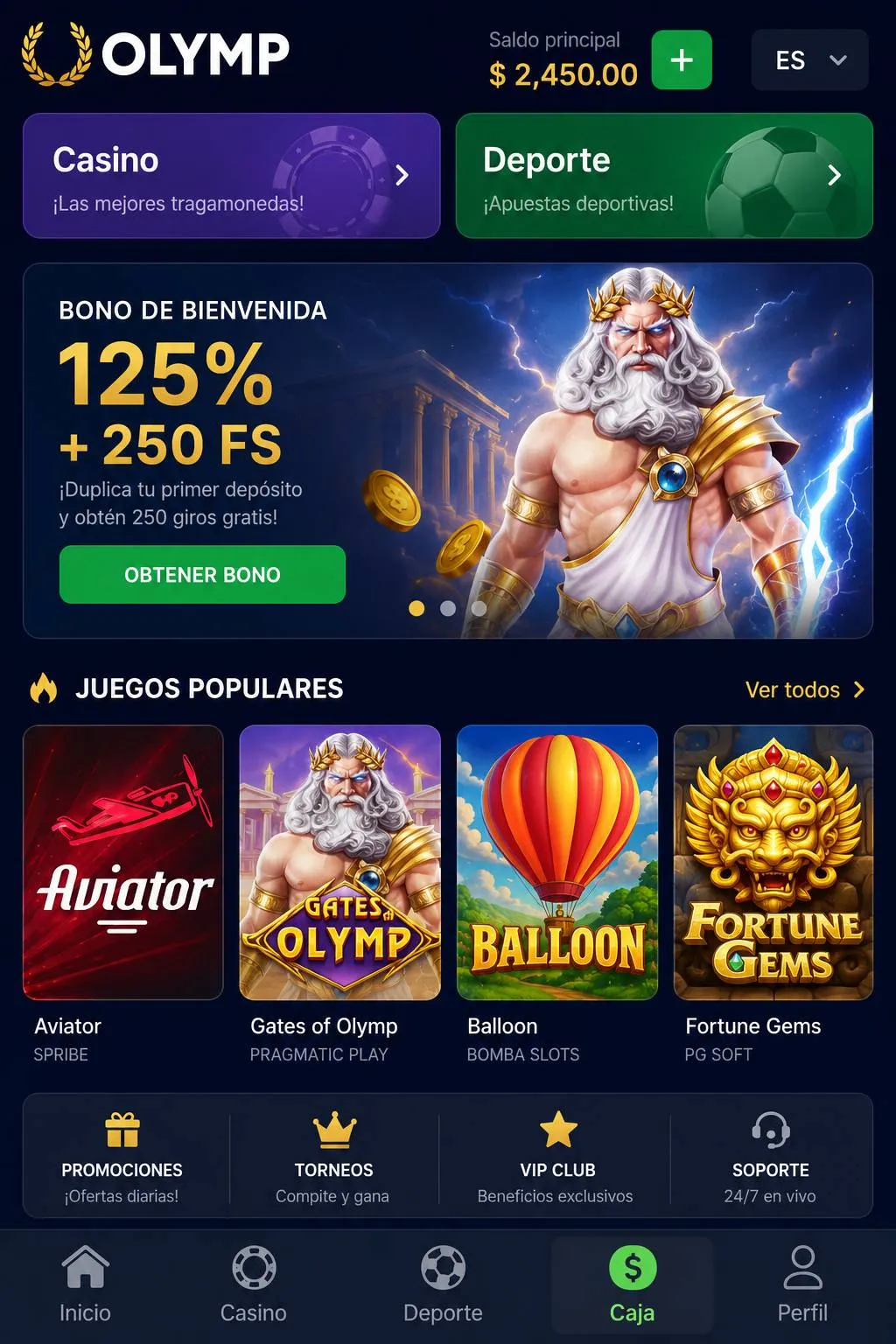 Qué incluye la app Olimp Casino para el celular
